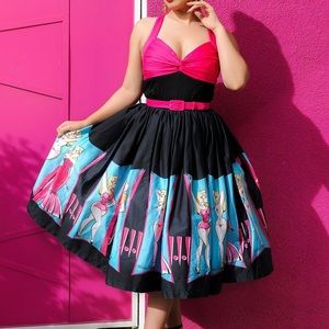 Lydia burlesque dress in XL.